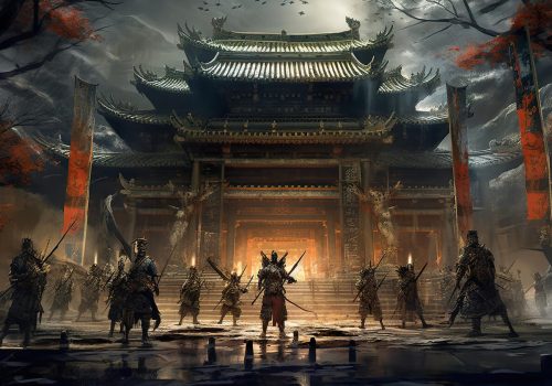 samurai-defending-temple