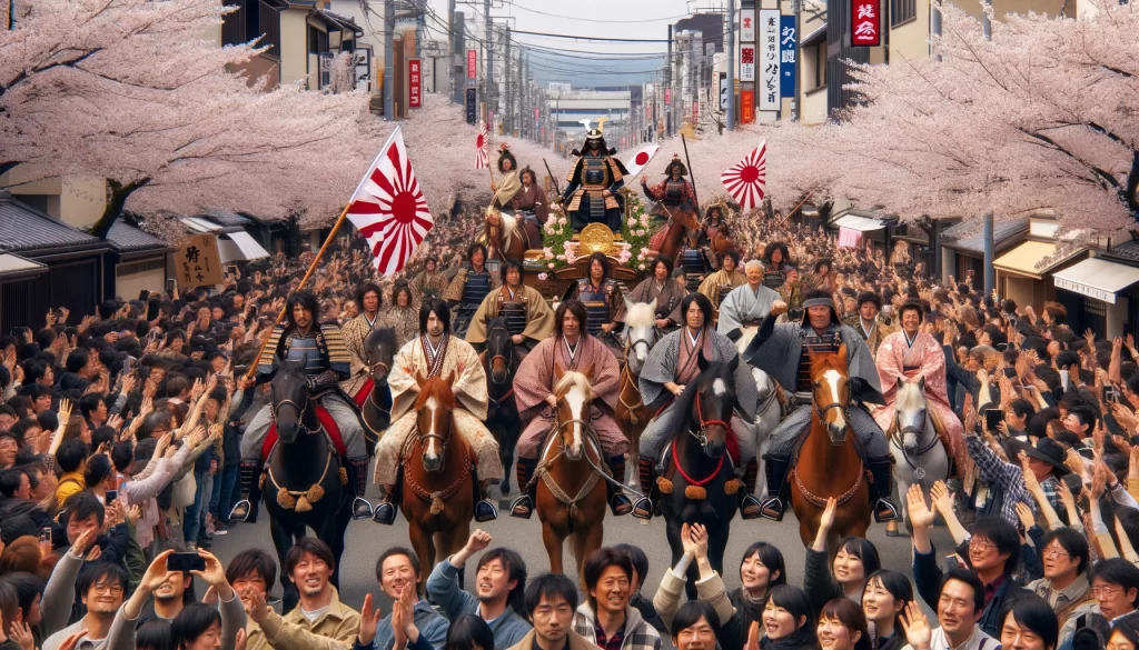 The Largest Samurai Parade in Japan Each Year - Samurai History